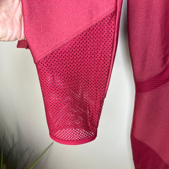 Lorna Jane Support Full-Length Athletic Leggings Tights Red MSRP‎ $106 SZ S - Picture 3 of 10
